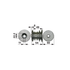 Marazzini Messerhalter 10120200 ID 22,2 mm – Original-Ersatzteil für Erma 460T 846CV