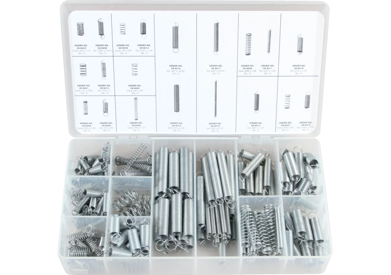 Reglerfeder-Sortiment 200-teilig universal GartenShop24 - Hochwertige Gartengeräte