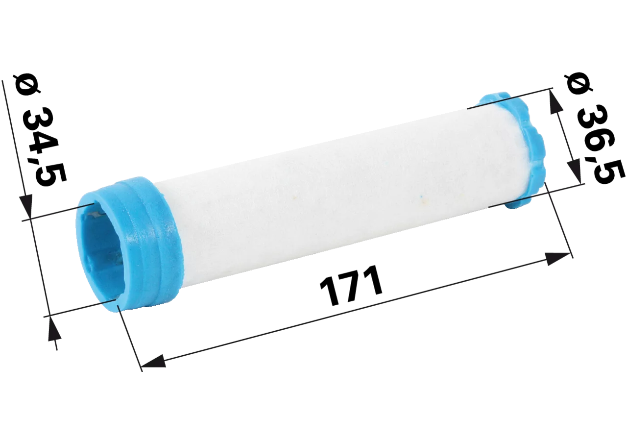 Luftfilter rund AD 36,5 mm passend zu Kohler CH25, CH26, TH26 – anstelle von Kohler 2508303S GartenShop24 - Hochwertige Gartengeräte