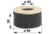 Luftfilter rund AD 90 mm anstelle von Tecumseh 31700 GartenShop24 - Hochwertige Gartengeräte