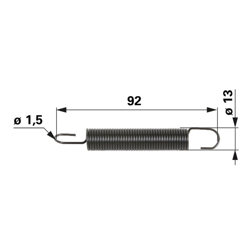 Murray Zugfeder L 92 mm 318468 – Länge 92 mm Murray