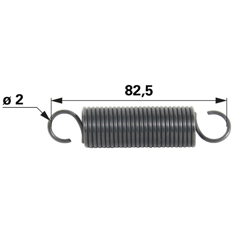 Murray Zugfeder L 82,5 mm 780207 Murray