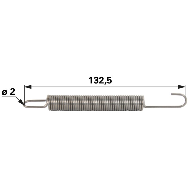 Murray Zugfeder 787266 L 132,5 mm – Original-Ersatzteil von Murray