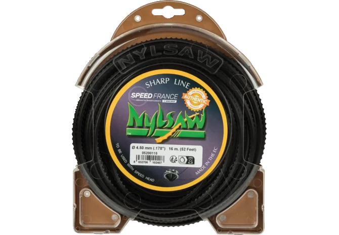NYLSAW Mähfaden Sägezahn 4,5 mm x 16 m GartenShop24 - Hochwertige Gartengeräte
