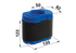 Luftfilter oval 130 x 82 x 123 mm passend für Briggs & Stratton 792105 GartenShop24