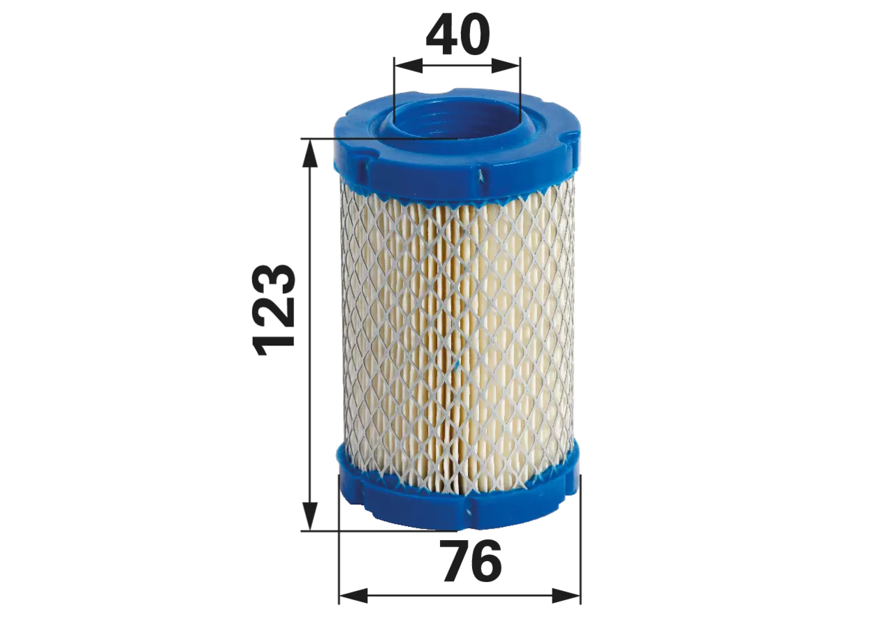 Luftfilter rund AD 76 mm passend zu Modell 31A507–31G777, 31N607, 31P607–31P777 anstelle von Briggs & Stratton 591334, 796031, 594201 GartenShop24 - Hochwertige Gartengeräte