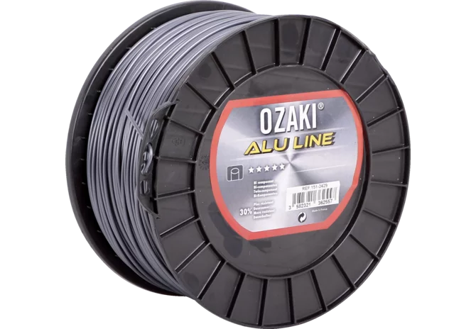 Ozaki Mähfaden Alu-Line Rund AD 2,5 mm × L 243 m GartenShop24 - Hochwertige Gartengeräte
