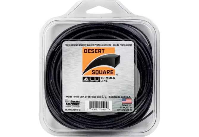 Desert Extrusion Mähfaden 4-kant Desert Square Alu 2,4 mm x 15 m Desert Extrusion