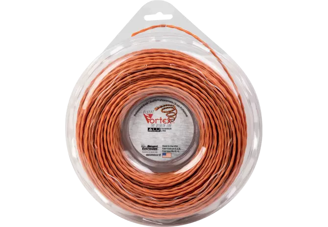 Desert Extrusion Mähfaden Spiralform Vortex Alu Mähfaden für Freischneider AD 2,7 mm x L 56 m Desert Extrusion