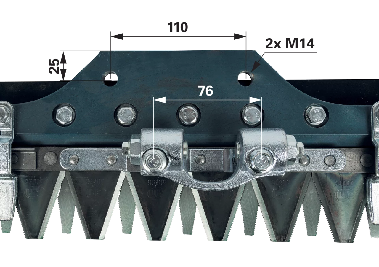 Europabalken L 80 cm – passend für BCS 921.90928 GartenShop24