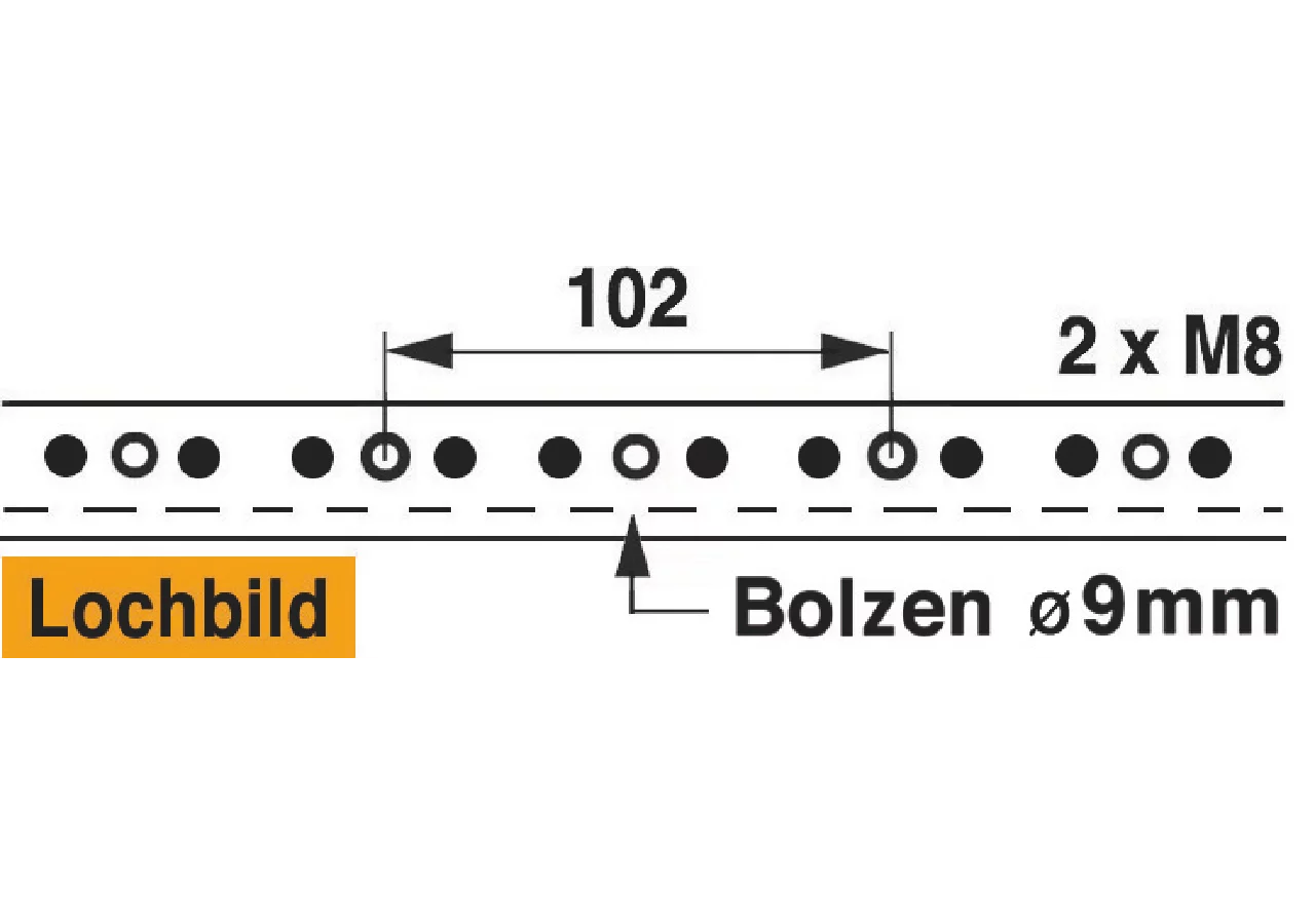 Mähmesser L 168 cm, 33 Klingen, glatt ESM 2491090 ESM