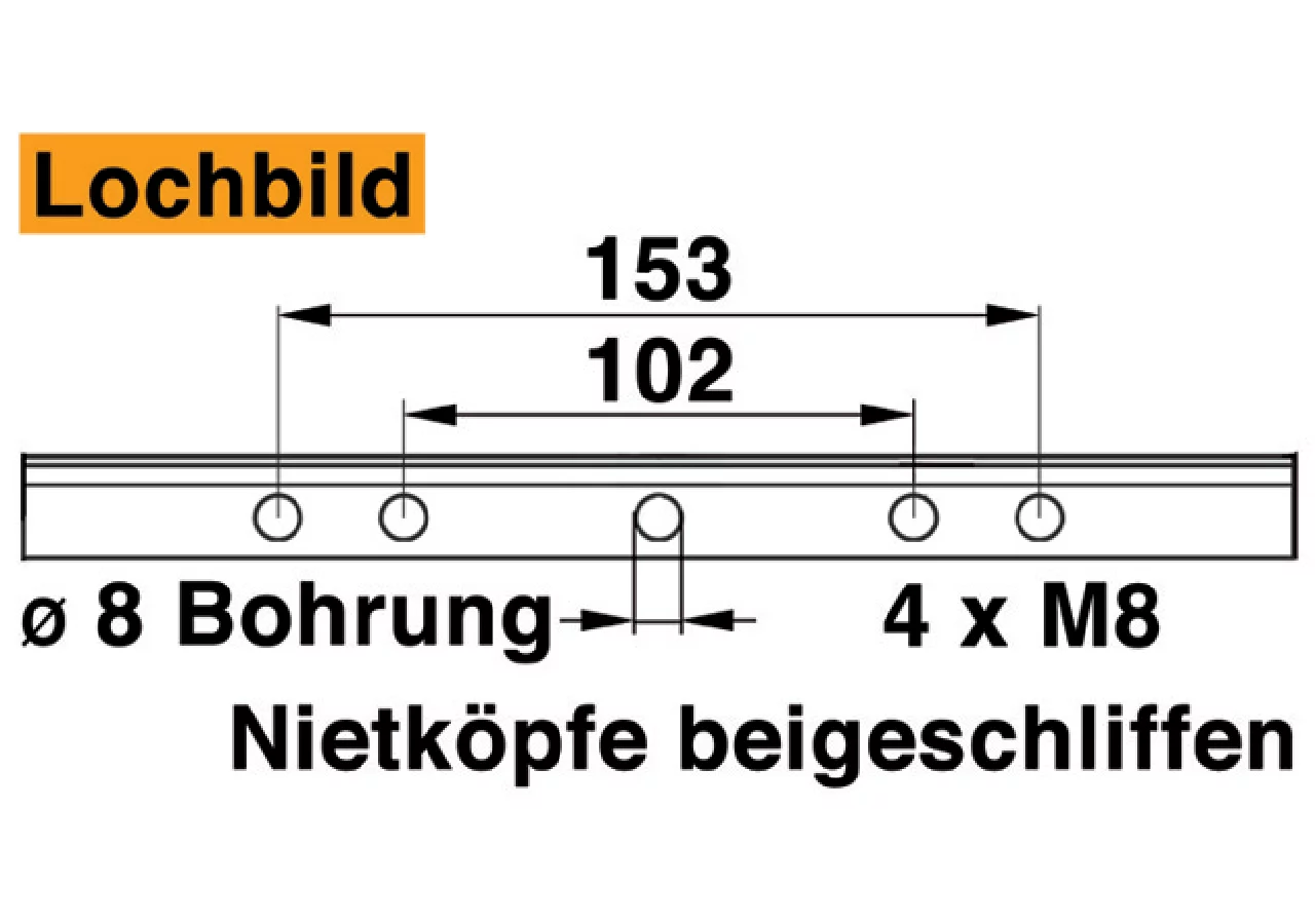 Mähmesser L 148 cm, 29 Klingen, glatt ESM 2490720 ESM