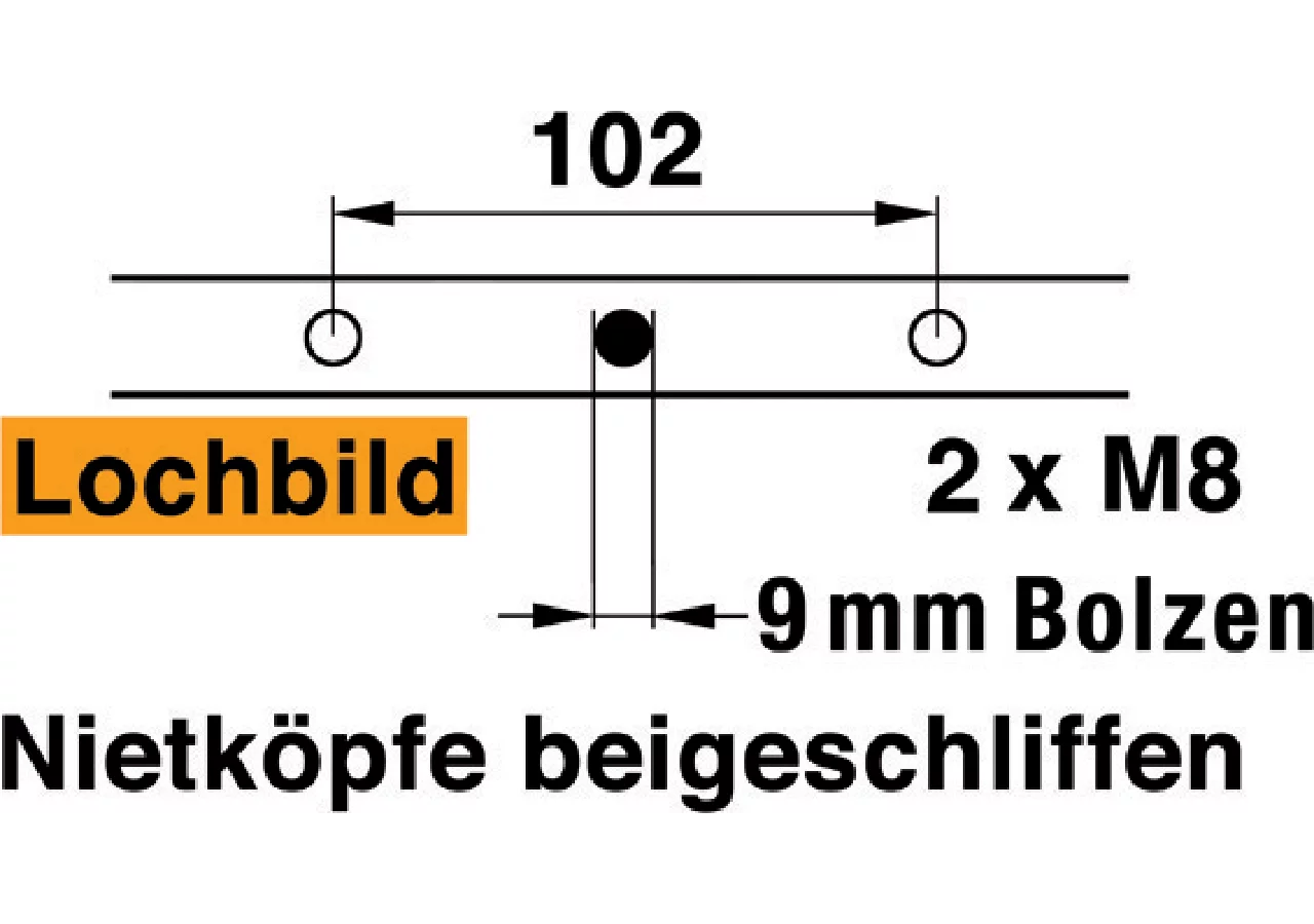 Mähmesser L 87 cm, 17 Klingen, glatt ESM 2480170 ESM