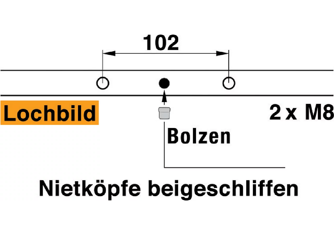 Mähmesser L 117 cm, 23 Klingen, glatt ESM 2510330 ESM