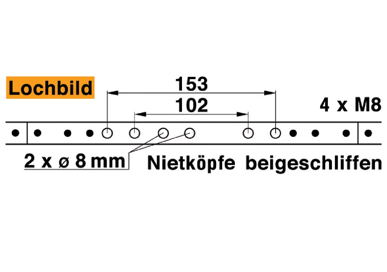 Mähmesser L 122 cm, 24 Klingen, glatt ESM 2510810 ESM
