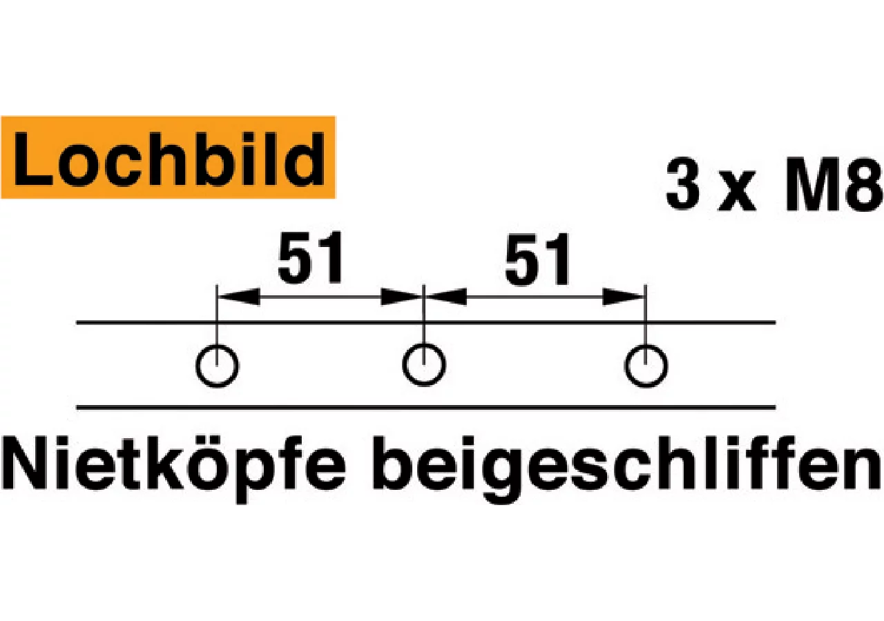 Mähmesser L 158 cm, 31 Klingen, T50,9, glatt ESM 2486080 ESM