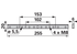 Verstärkungsleiste L 255 mm ESM 3740110 ESM