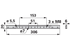 Verstärkungsleiste L 306 mm ESM 3740370 ESM