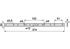 Verstärkungsleiste L 374 mm ESM 3740620 ESM