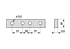Messerrücken L 1.170 mm ESM 3531838 ESM