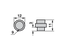 Bolzen für Messerkopf, AD 12 x L 11 mm Köppl 201L0041 Köppl