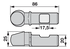 Bolzen für Messerkopf, AD 20 x L 86 mm Köppl 634009 Köppl