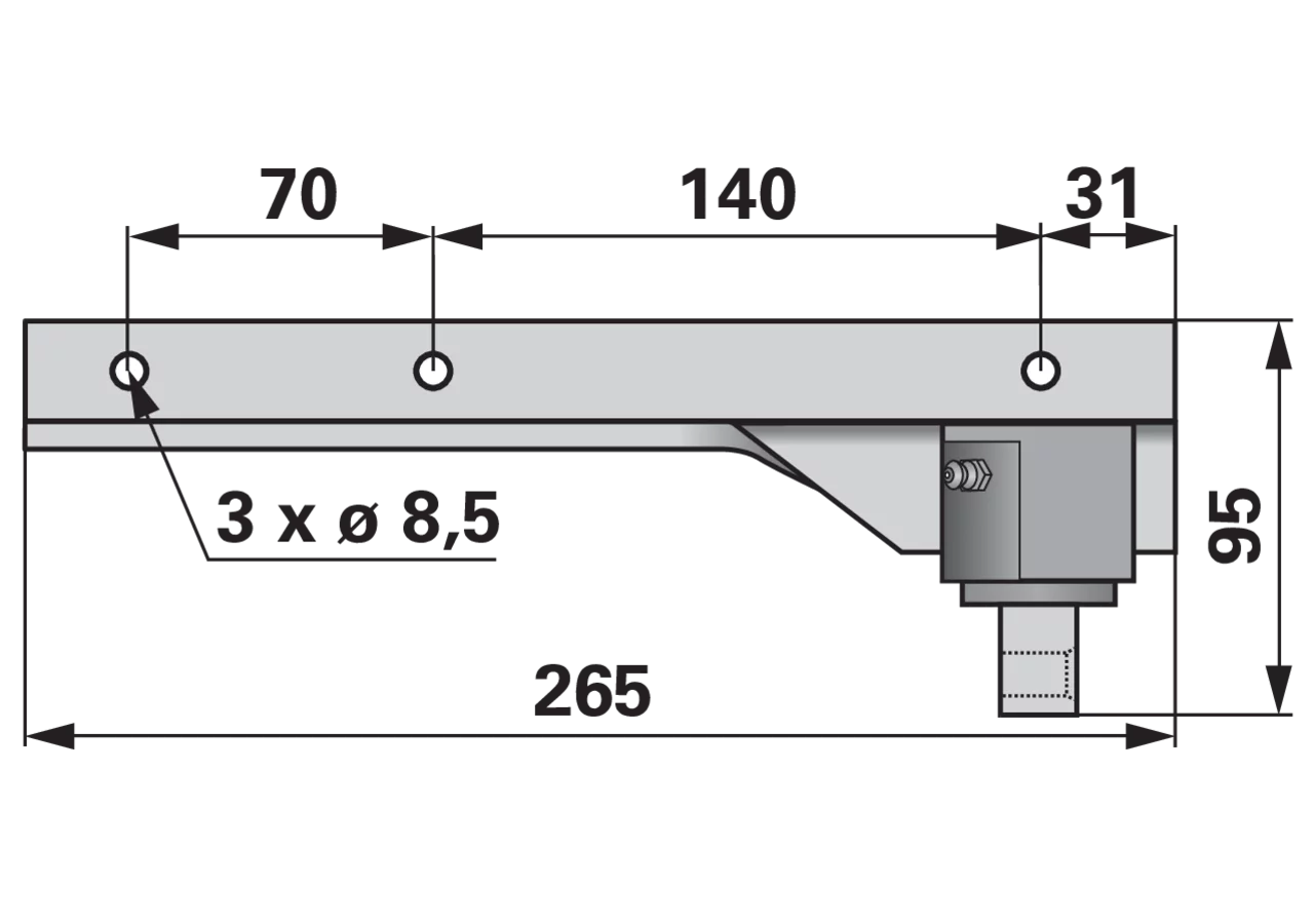 Untermesserkopf ESM 2472530 ESM