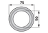 Nilosring AD 75 x ID 50 mm ESM 5110450 ESM