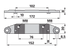 Mitnehmerplatte L 172 mm, mit Bolzen ESM 2471590 ESM