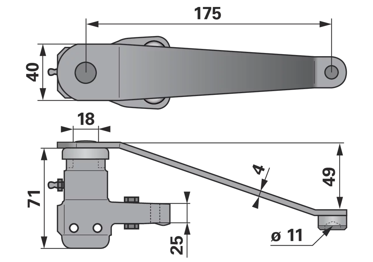 Schwinghebel ESM 2670030 ESM