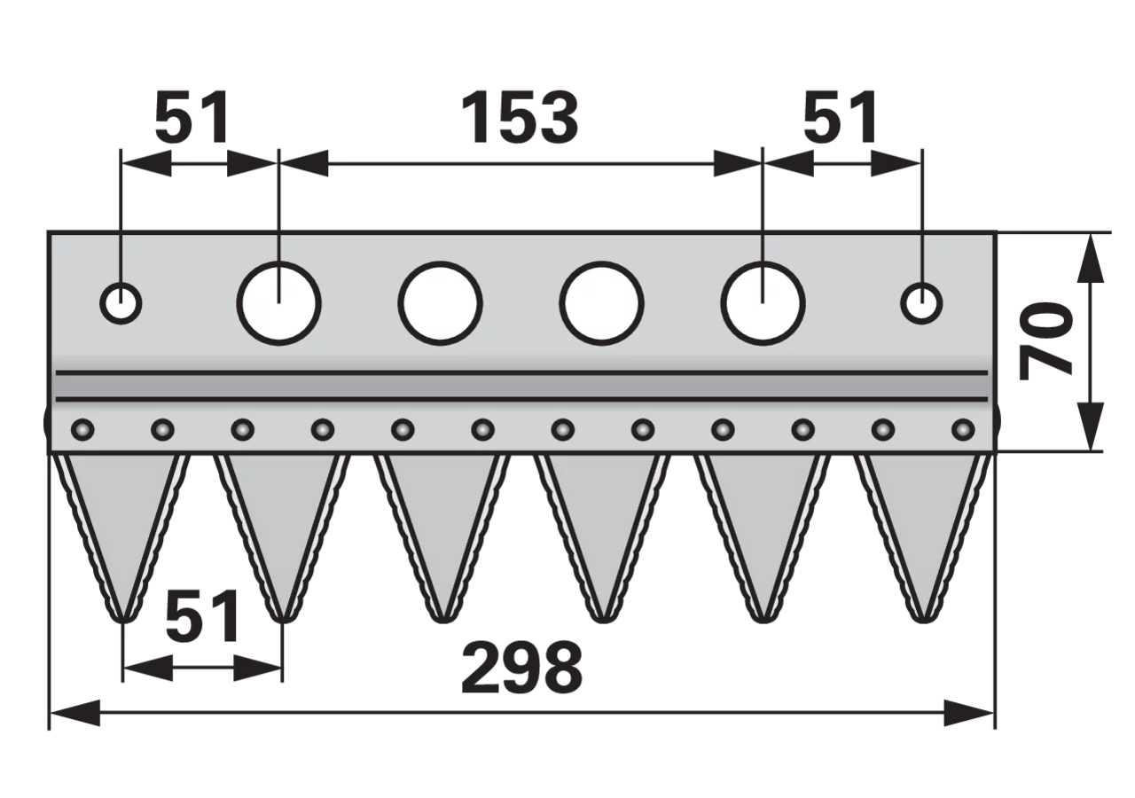 Freischnittplatte rechts ESM 2670120 ESM