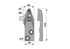 Abschlussmesser links ESM 2460110 ESM