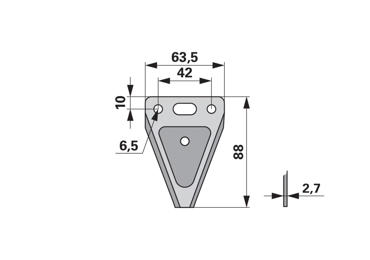 Messerklinge glatt/kurz, Carbodux, 25 Stück ESM biduxX 3441721 ESM