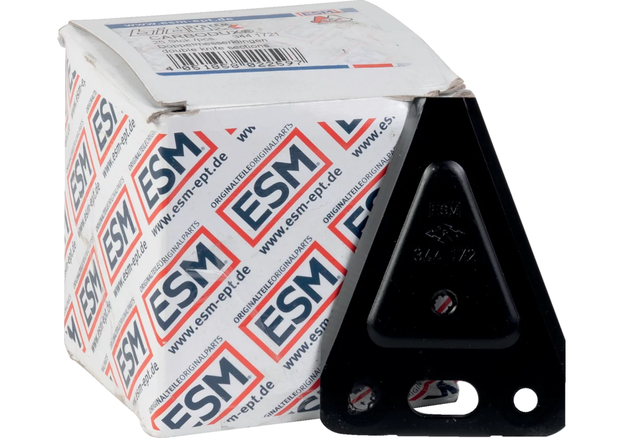 Messerklinge glatt/kurz, Carbodux, 25 Stück ESM biduxX 3441721 ESM