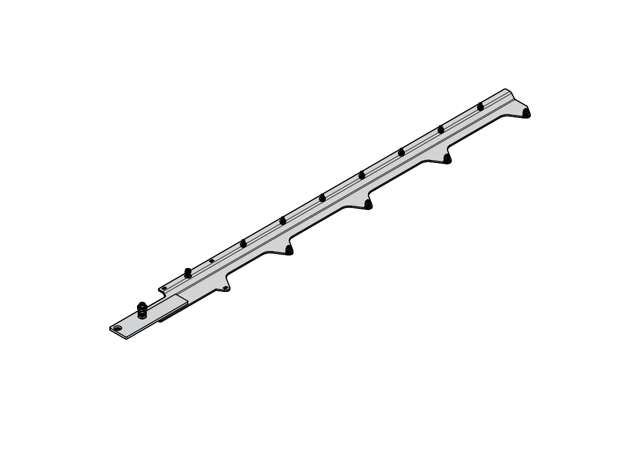 Balkenrücken-Verstärkungsset 213 cm, rechts ESM biduxX-Flow 241.2065 ESM