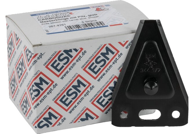 Messerklinge glatt/kurz, mit Pilz, Carbodux, 5 Stück ESM biduxX 267.9760 ESM