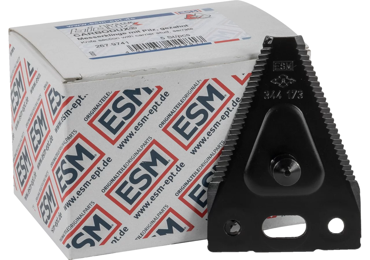 Messerklinge gezahnt/kurz, mit Pilz ESM biduxX 267.9740 Hersteller-Nr. 267.9741 ESM