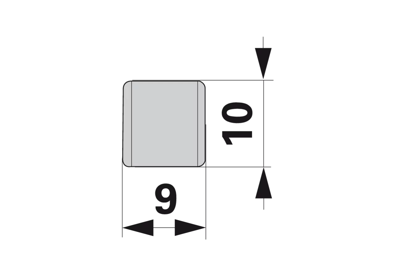 Bolzen für Messerkopfverbindung, AD 10 x L 9 mm ESM 3230210 ESM