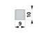 Bolzen für Messerkopfverbindung, AD 10 x L 9 mm ESM 3230210 ESM