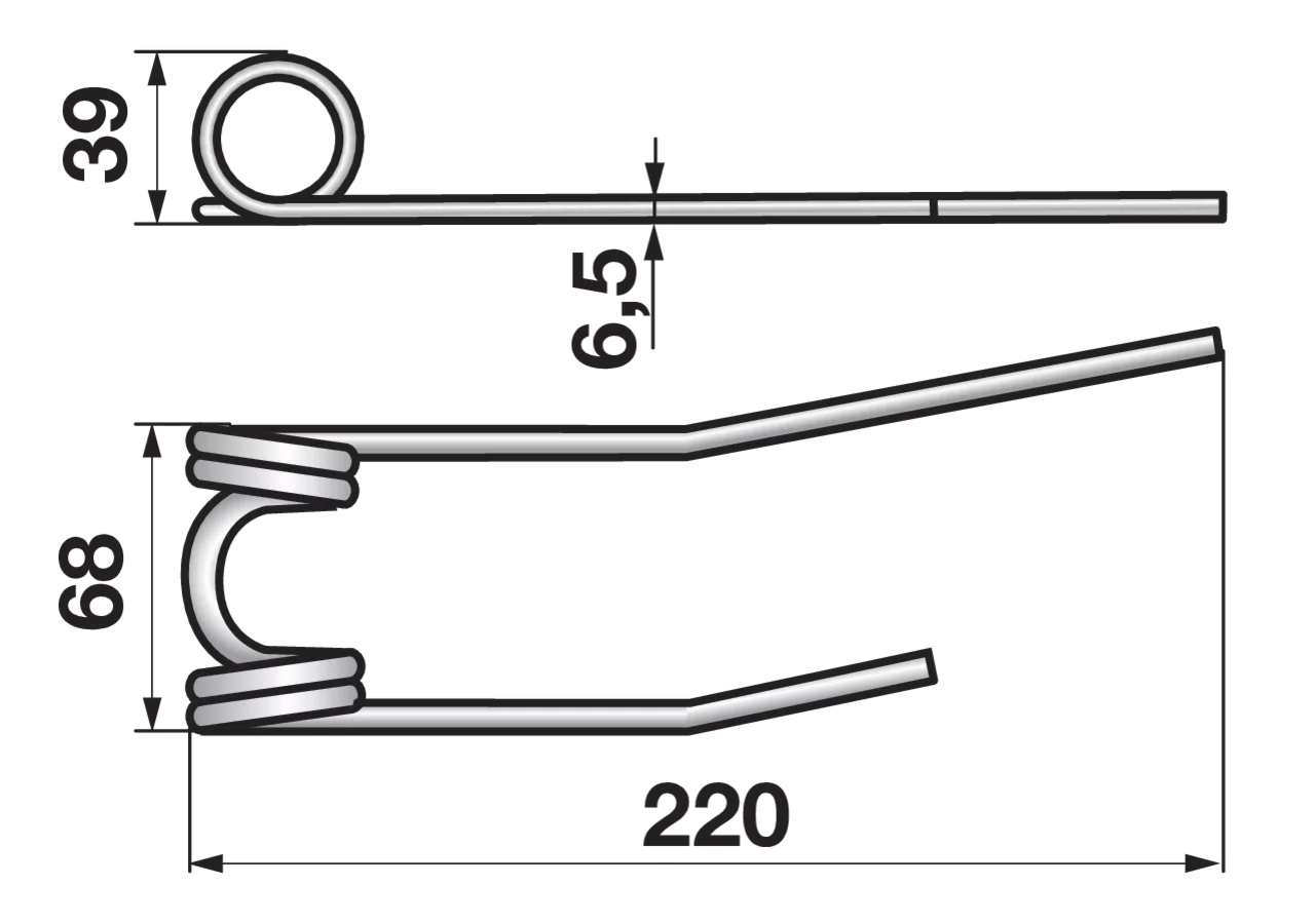 Federzinke – passend für Rapid 257552 GartenShop24