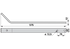 Zinkenarm L 575 mm SIP 154609105 SIP