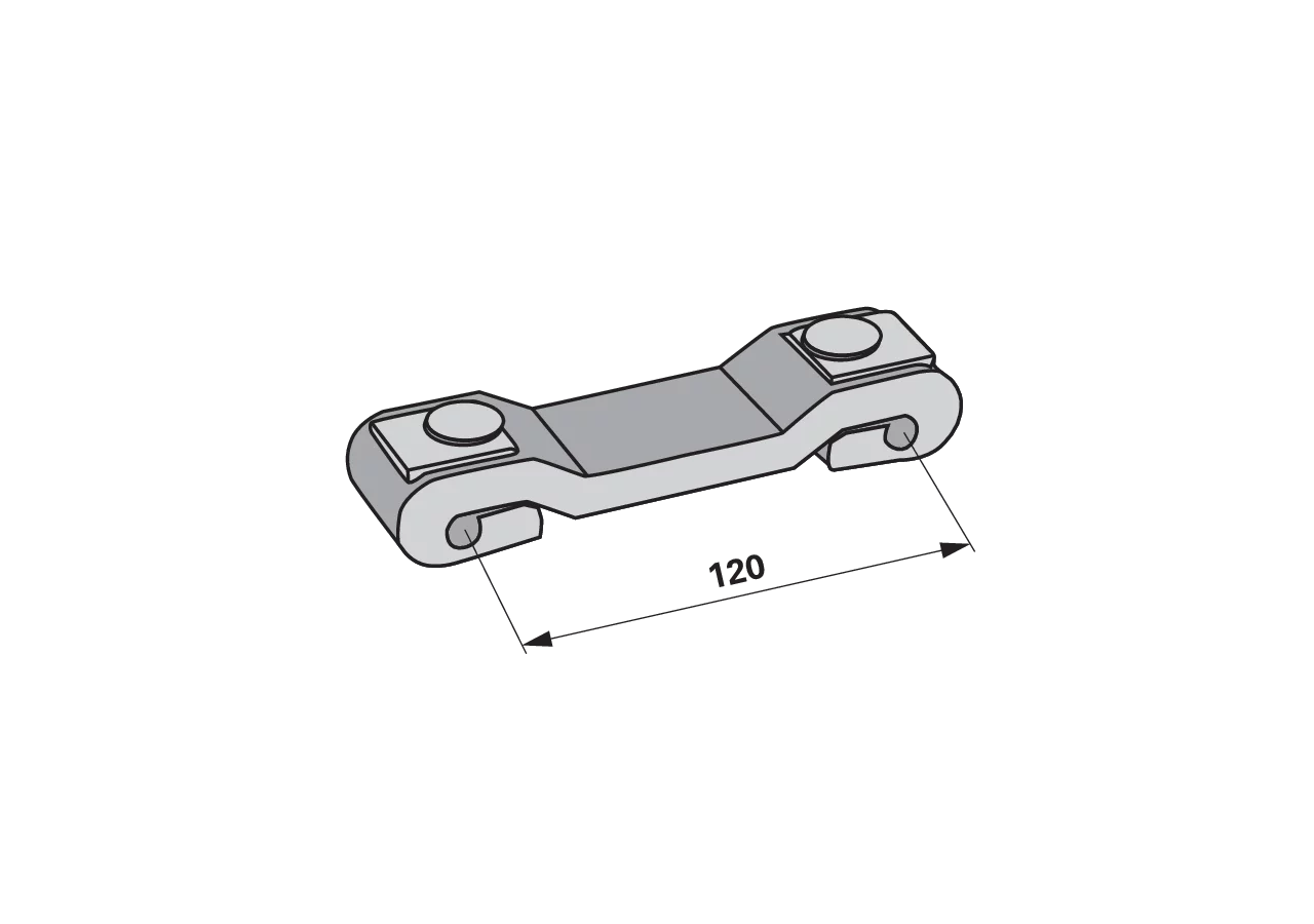 Zinkenverlustsicherung LA 122 mm Claas 956922.3 Claas