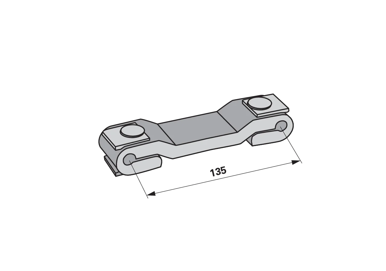 Zinkenverlustsicherung LA 135 mm Claas 957899.2 Claas