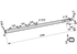 Zinkenträger L 1.145 mm Claas 956594.1 Claas