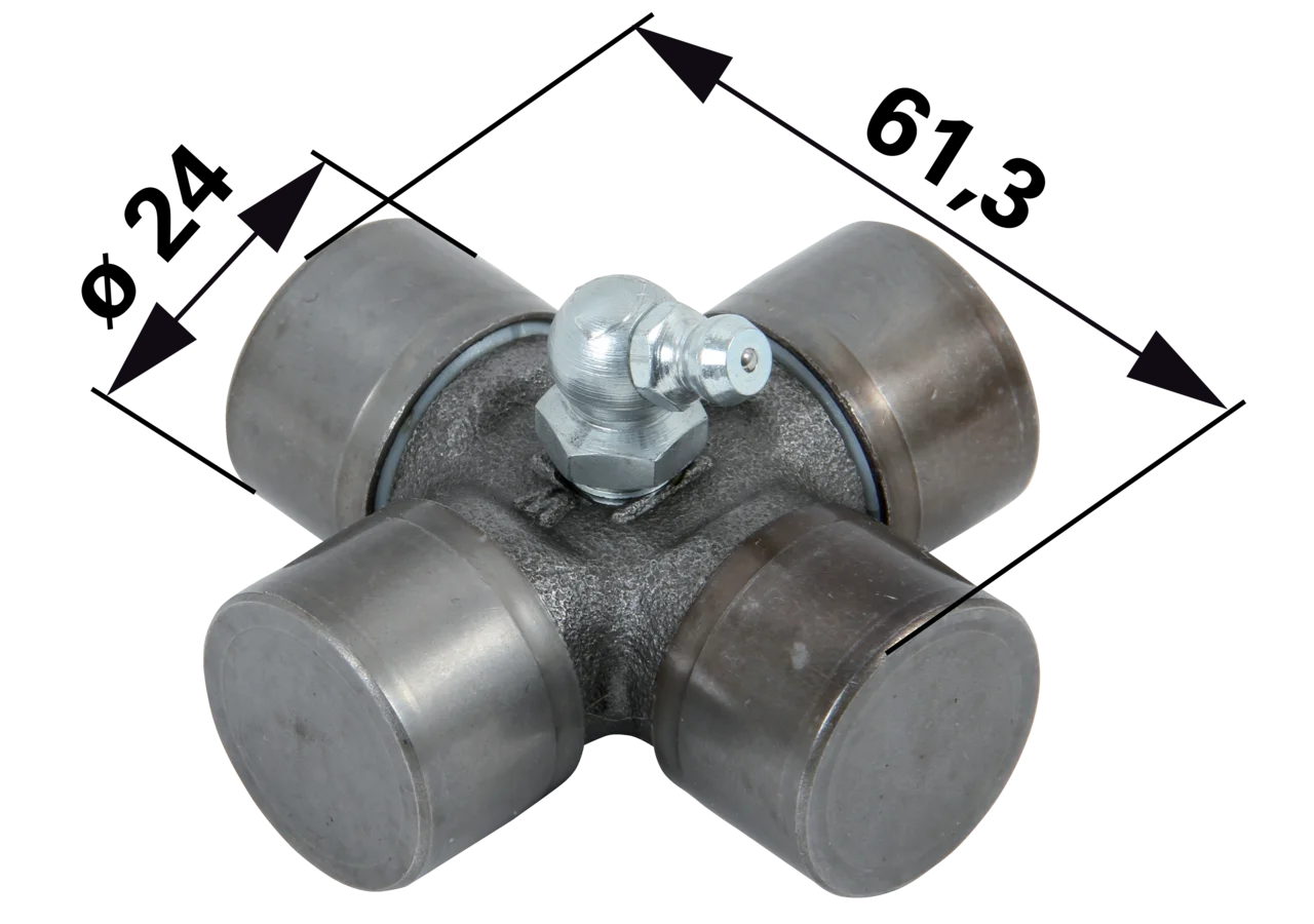Kreuzgelenk L 61,3 mm – passend für Deutz-Fahr 16609654 GartenShop24
