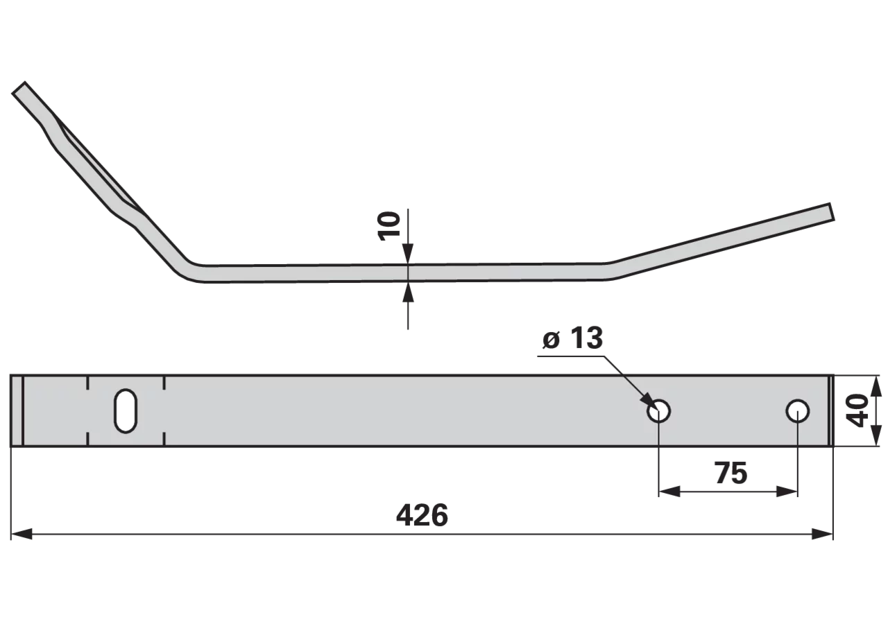 Zinkenarm L 426 mm Pöttinger 209.70.081.0 Pöttinger