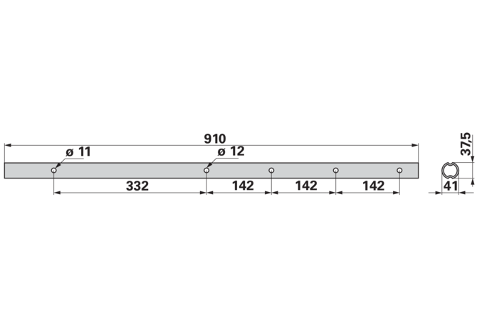 Zinkenträger L 910 mm Pöttinger 282.60.015.0 Pöttinger