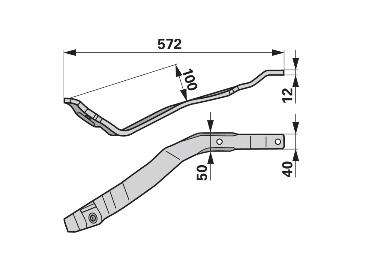 Zinkenarm links Pöttinger 2102.70.045.1 Pöttinger