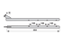 Zinkenträger L 850 mm Krone 269040.0 Krone