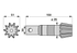 Ritzelwelle 10 Zähne Kuhn 57500810 Kuhn
